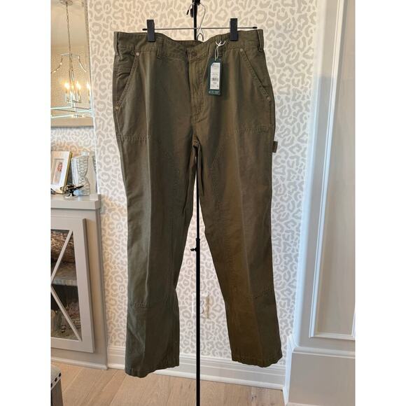 Alpine Design Men's Vintage Olive Utility Pant Size 36 X 32 - Picture 3 of 9